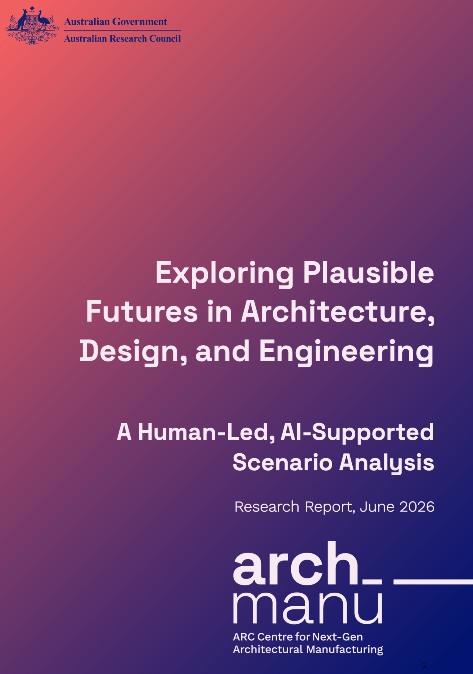 Arch Manu 2026 Research Report June 2026